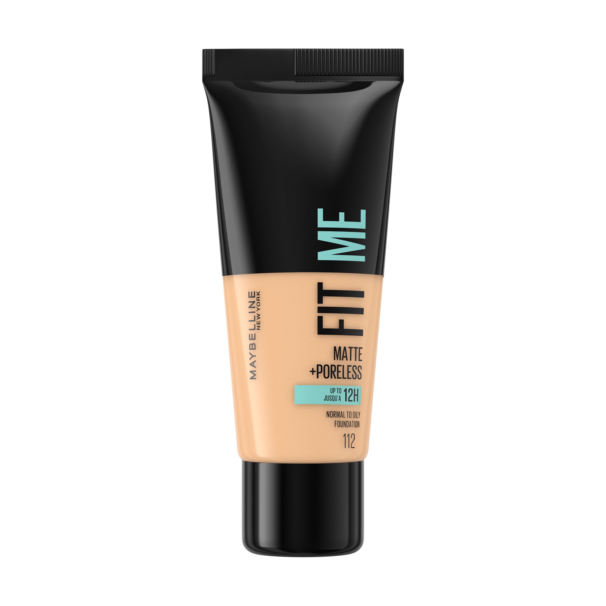 Матувальний тональний крем для обличчя Maybelline New York Fit Me! Matte + Poreless Foundation 112 Soft Beige, 30 мл